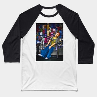 Tilting Boy Baseball T-Shirt